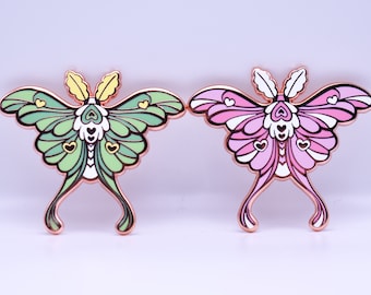 Mystical Moth Enamel Pin