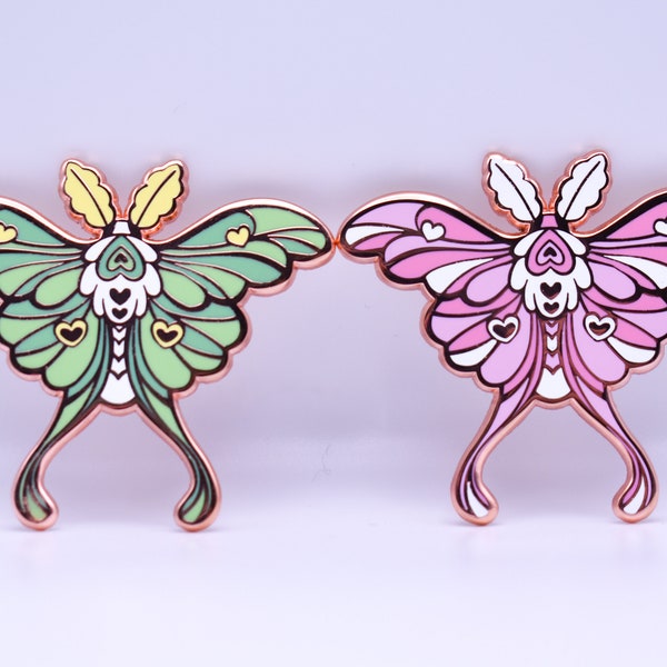 Mystical Moth Enamel Pin