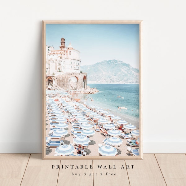 Amalfi Coast, Italy - Digital Wall Art Print - Printable File - JPEG - Photography
