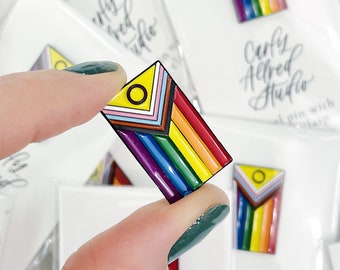 Equality Flag Lapel Pin, LGBTQIA+ Pin, Ally Pin, Ally Enamel Pin, Equality Enamel Pin, Rainbow Pin
