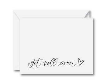 Get Well Soon Card | Get Well Card | Feel Better Card | Sympathy Card | Condolences Card | Friendship Card