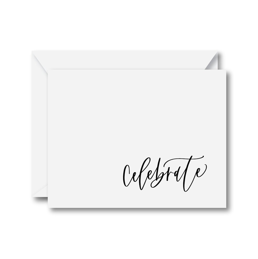 Celebrate Greeting Card | Calligraphy Card | Celebrate Card | Birthday ...