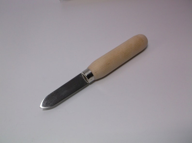 2 - Bundled Lot of 2 each knives Virginia Breaker Carbon Steel Blades Oyster Knives 3inch blades Shellfish Tools R Murphy USA Set of