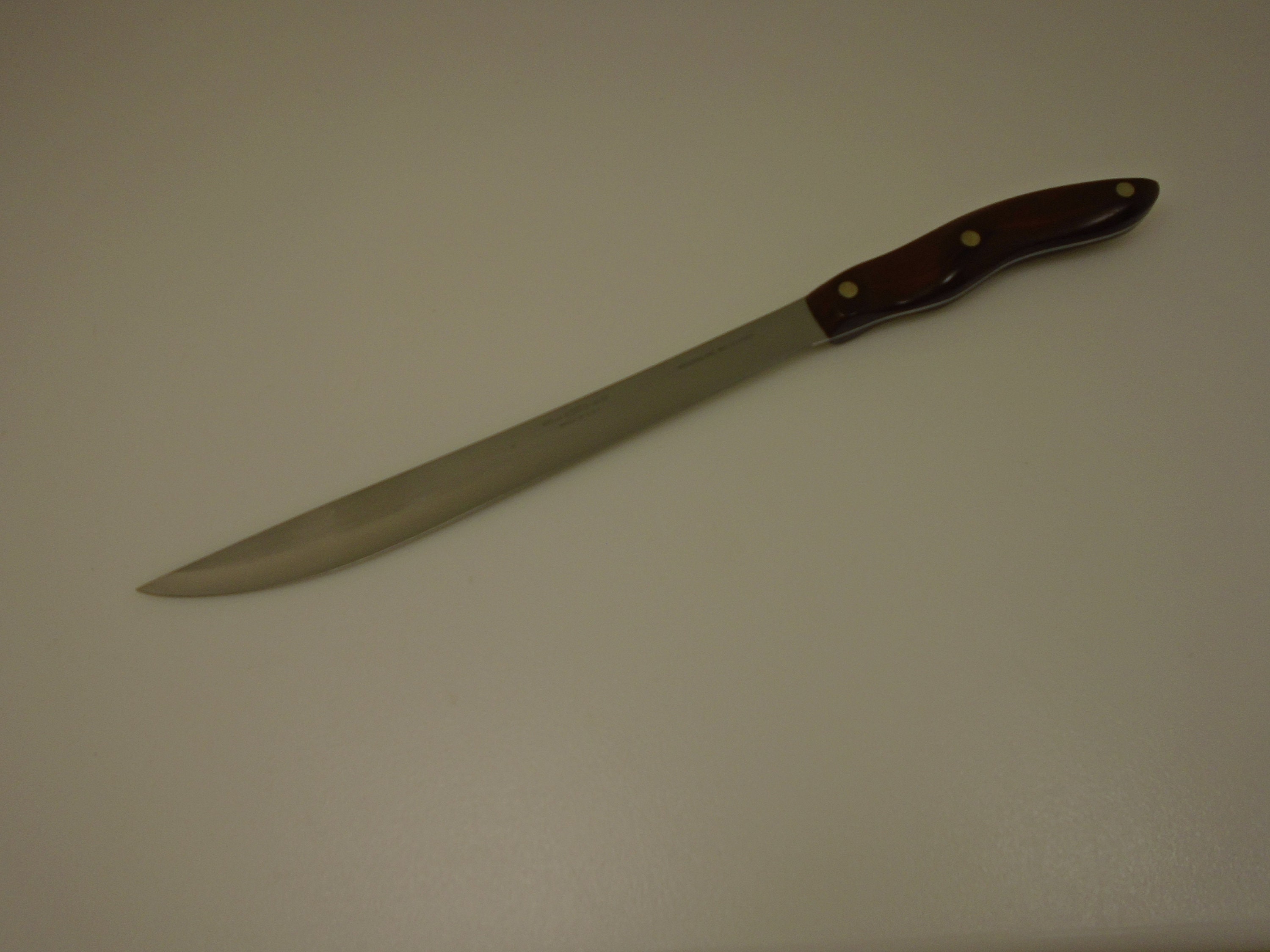 CUTCO Model 1738 Gourmet Prep Knife Classic Brown Handle Made in USA,  Sharpener