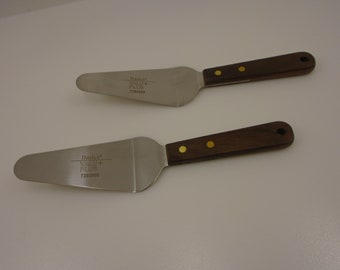 Dexter Set van (2) ValuPlus 4inch Pie Servers Commerciële Pro Duty Walnut Handvatten - Restaurant Kwaliteit Dessert Spatels Gloednieuw