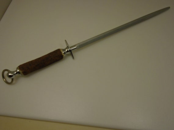 RH Forschner Stiff Blade 14 Inch Standard Round Sharpening Steel New Old Stock Item Collectors Piece Medium Grit Honing Rod Etsy Canada