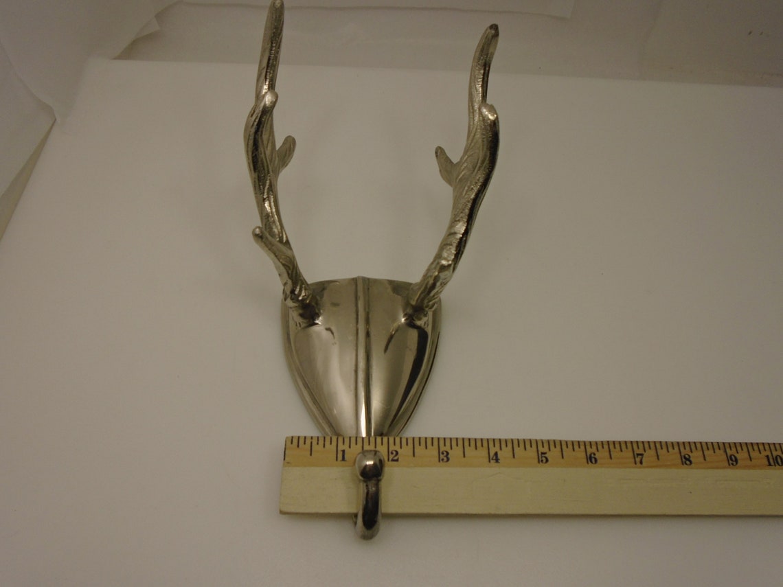 Metal Antlers Cowboy Hat Rack Hook Mans Cave Hunting Coat Etsy