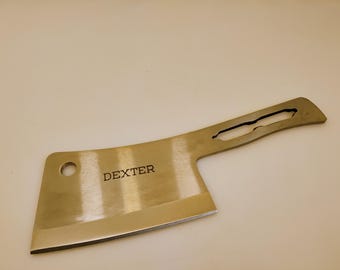 ALLEEN Dexter-MES 7-inch S5287 Vleesbotmes Middelgrote/grote sneden Roestvrij mes Geen handvat Doorlopende tang Zwaar hakmes Leeg Fabriekstweede