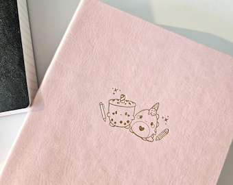 Quaderno rosa Tomoe River, cancelleria, carta Tomoe River, quaderno Kawaii, diario, pianificatore, quaderno a griglia, regali