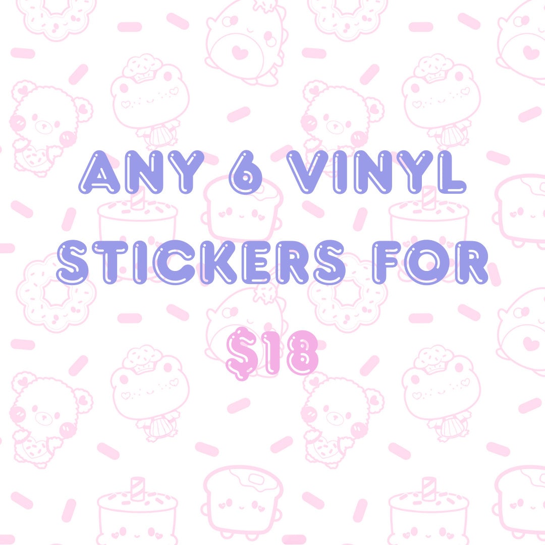 Cute Sticker Bundle, Cute Planner Sticker, Cute Laptop Sticker ...