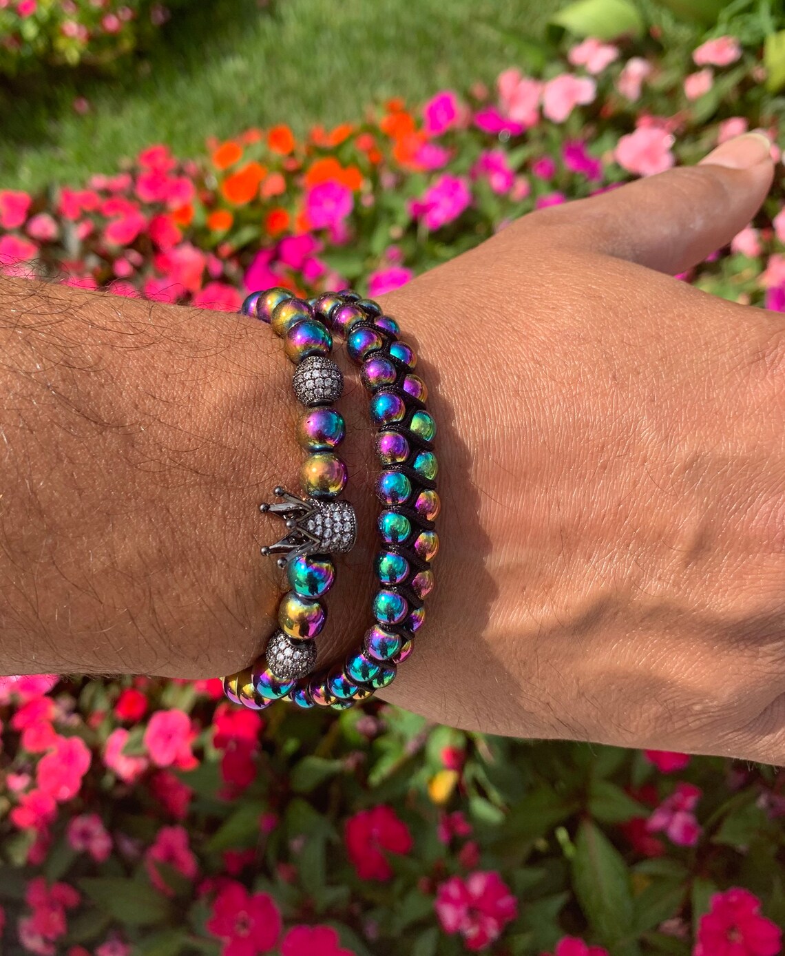 Ball Bearing Bracelet Ball Bearing Men Jewelry Crown Steel Etsy