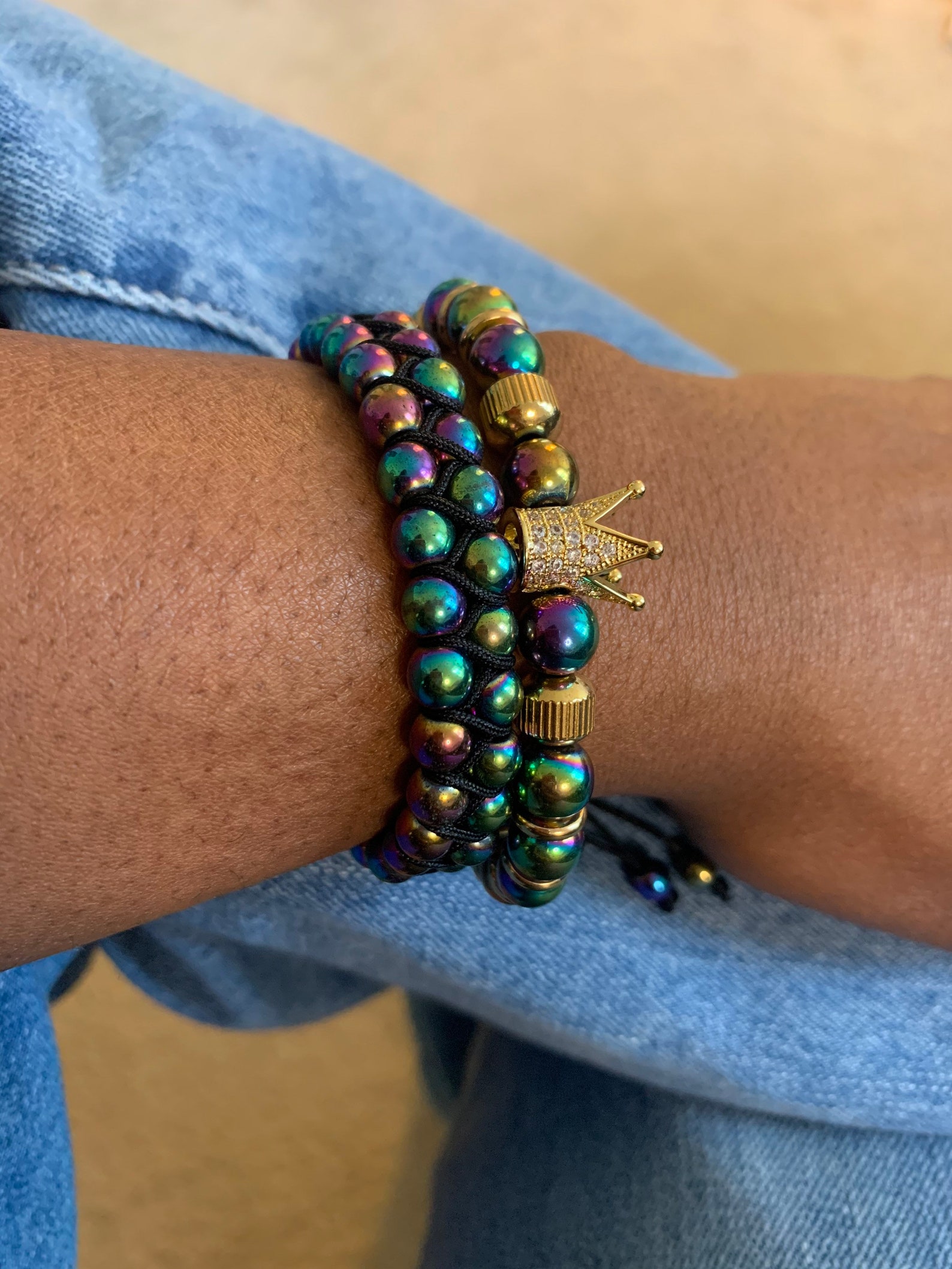 Ball Bearing Bracelet Ball Bearing Men Jewelry Crown Steel Etsy