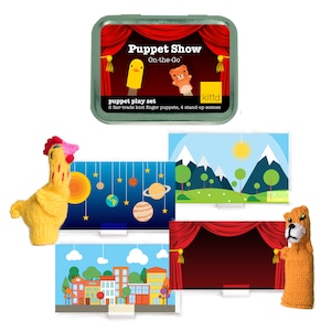 Puppet Show On-the-Go Travel Theater Playset!