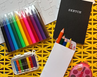 Mini Art Supplies Stocking Stuffer Party Favor Hanukkah Travel Gift Set - Free Shipping!
