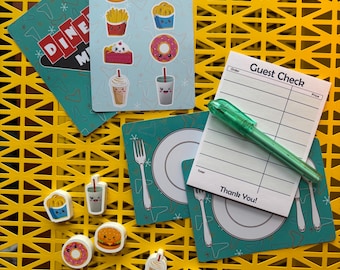 Mini Restaurant Play Set Stocking Stuffer Hanukkah Gift Party Favor - Free Shipping!