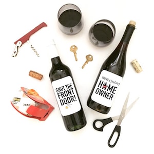 New Home Wine Labels! 2 PACK