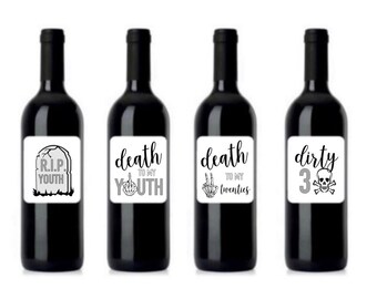 Death to My Youth dirty thirty death to my 20s 4PACK