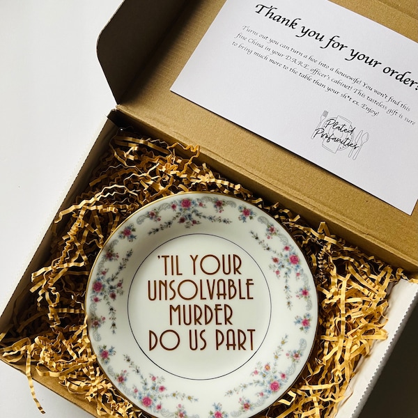 Plated Profanities Til Your Unsolvable Murder Do Us Part