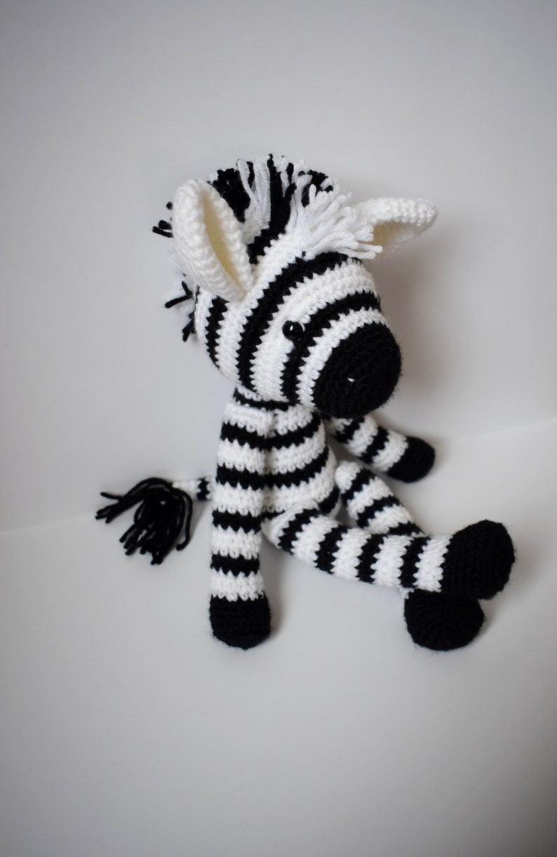 stuffed zebra