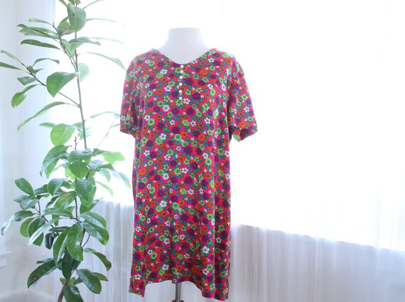 60s Psychedelic floral dress