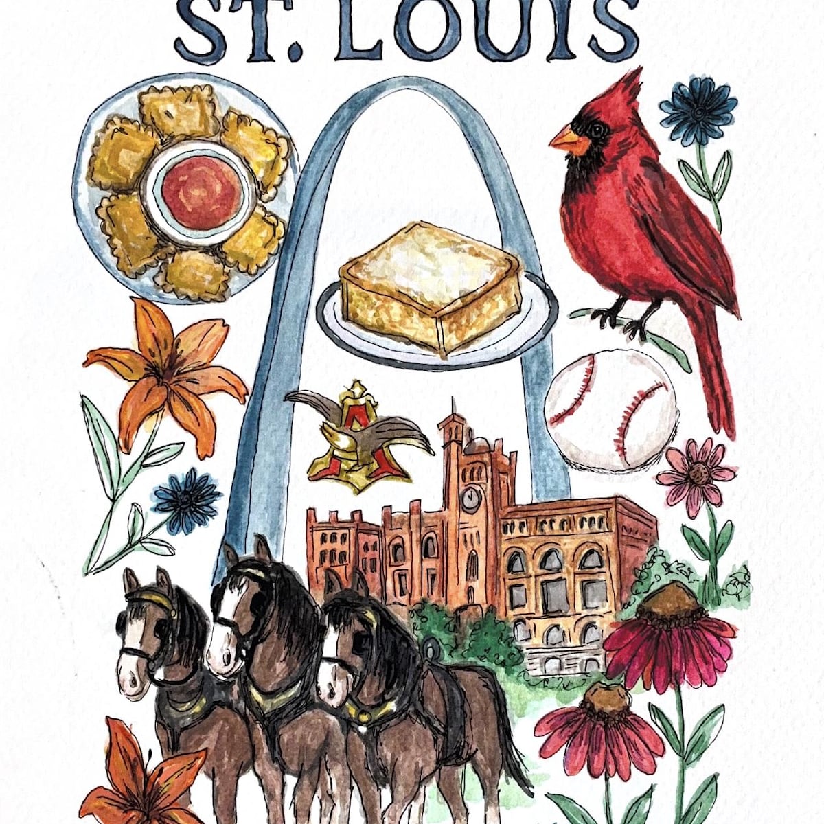 Ode to St. Louis - Poster Print