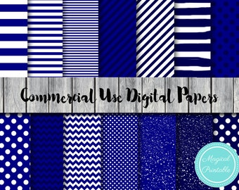 Nautical Digital Papers, Ahoy, Blue Navy Digital Paper, Commercial Use, Nautical Scrapbook Digital Papers, Digital Background, DP78