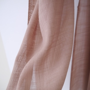 Brown Linen scarf /light brown Linen Scarf for Men woman/Long Linen Scarves/Linen Wrap/ Men Scarf/ gift for love /valentines day scarves