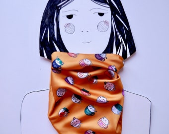 Best mothers day gift 2023 Unisex Scarf, Square Scarf, Polyester, Silk scarf, Neckerchief, Bandana, Spring accessories, Scarf, Gift for Her