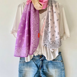 Paisley pattern shawl - 100% cotton /Quality Paisley scarf-Large Scarf, unisex Gift, Lightweight shawl multicoloured- design shawl
