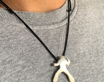 Elvis Presley Figure 925 Sterling Silver, Necklace Pendant The King Chain Jewelry Gift Free Shipping fun music rock and roll star men women