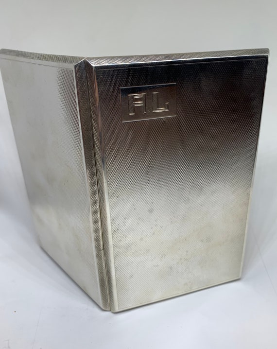 Cigarette Case Silver Vintage Collectible Antique… - image 2