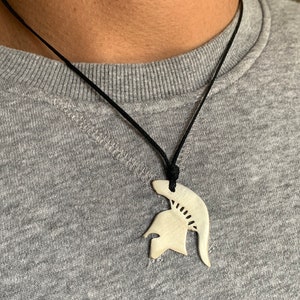 Spartan Helmet 925 Sterling Silver Necklace Jewelry Gift Free Shipping Pendant Sparta 300 ancient greece history relick men women warrior