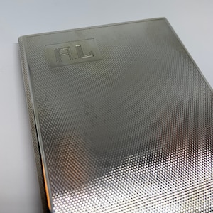 Cigarette Case Silver Vintage Collectible Antique Birmingham Hallmarked Sterling Collector 1921 Classic Sterling 925
