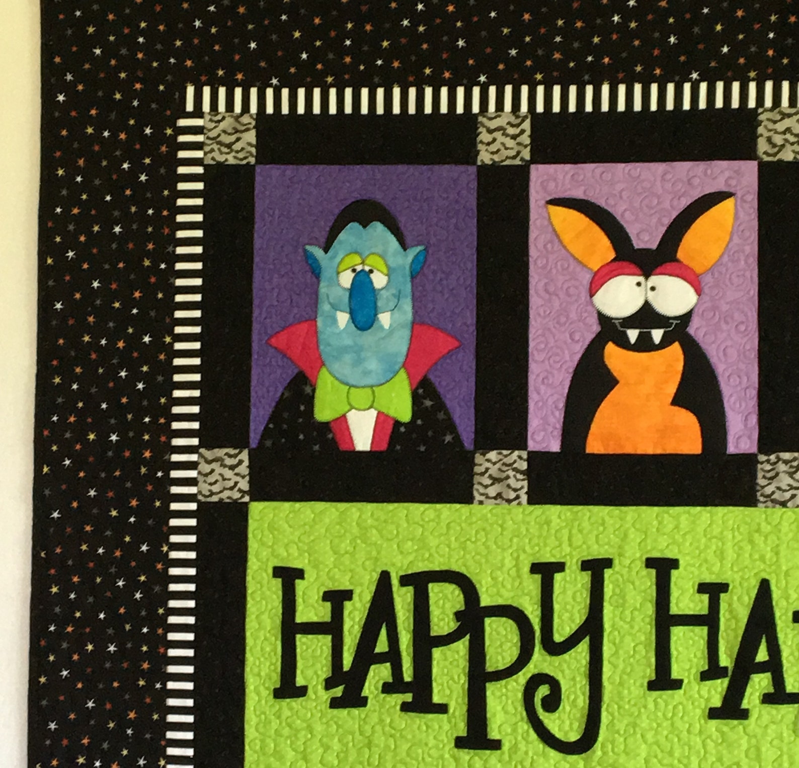 Halloween Quilt for Sale happy Halloween Features - Etsy