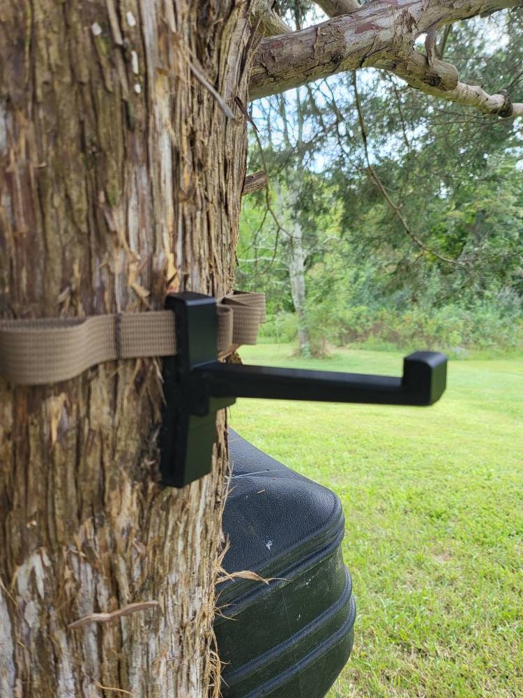 Treestand Hunting Tovvmai Treestand Gear Hangers - 6 Hook System For Hunting & Camping Equipment Treestand Hanger - View #5
