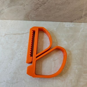 Fly Fishing Line Holder Belt Hook-Line Stripping Holder, Line Strip Hook-Sturdy, hang from belt, pocket, waistband-Approx 2.8mm opening (#1)