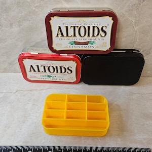 Altoids Tin Insert Organizer Tray, Art, Paint Palette, Survival, Fishing Tackle, Sewing Kit, Trinket, Pill, Hunting, Bead Organizer (#1)