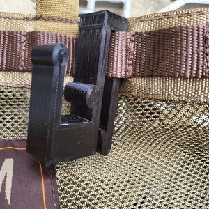 Molle Platform Belt Hook Hanger for Tethyrd Predator/XL -Trophyline EDP Platform - Saddle Hunting- (Also Web Belt) BLACK- Check for others image 4