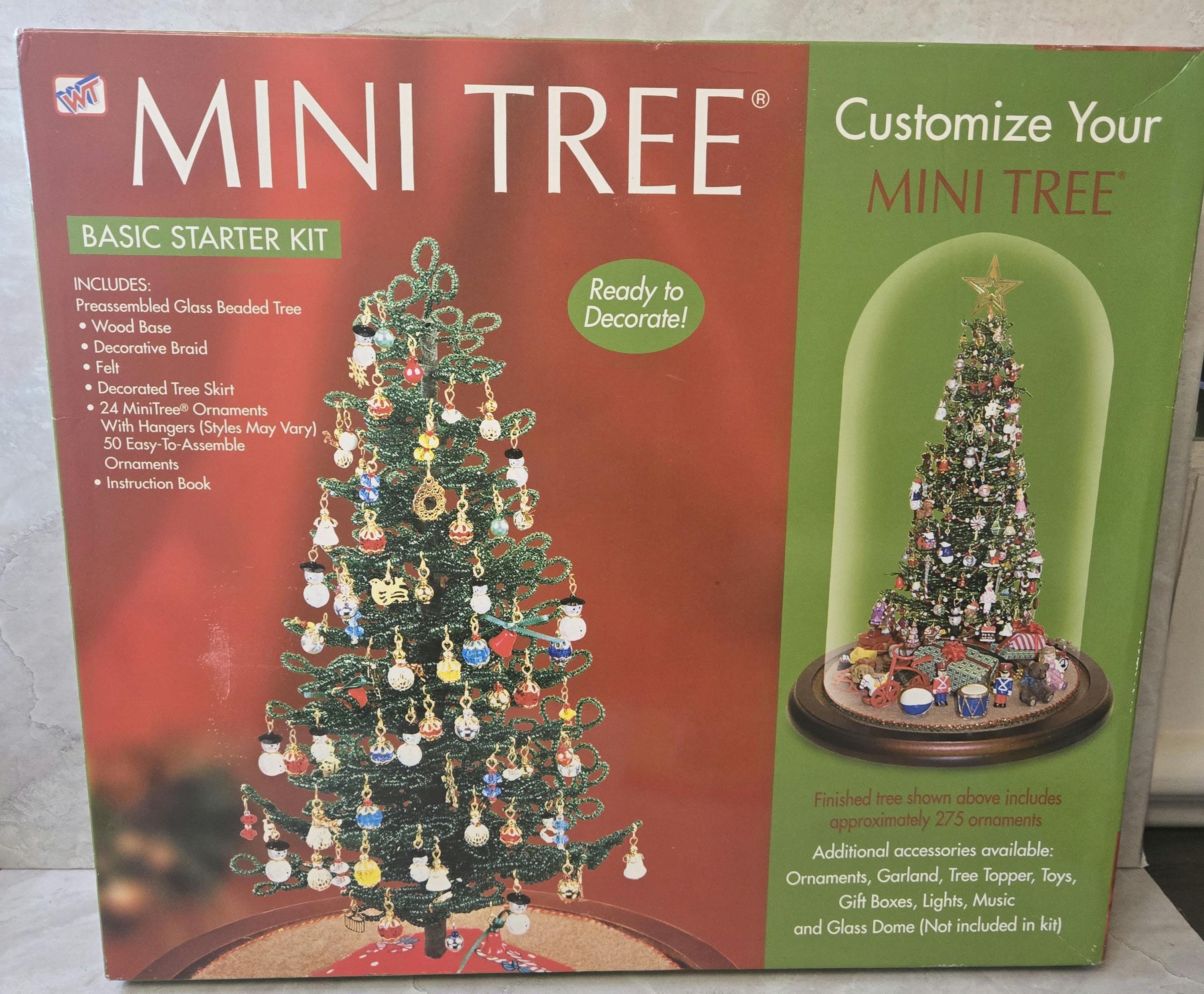 westrim crafts  Christmas tree  1990年代 Westrim Preassembled Glass Beaded Mini Christmas Tree Basic