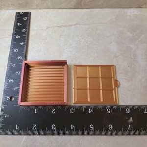 The BELLA Mini Diamond Painting Drill tray w/ sliding lid, diamond art painting accessories- 2 1/2" x 2 1/2" x 1/2" Autumn Rainbow(#5)