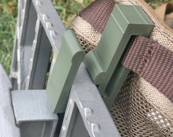Molle Platform Belt Hook Hanger for Tethyrd Predator/XL / Trophyline EDP Platform Saddle Hunting  (Also for Web Belt)  Olive Mossy Green