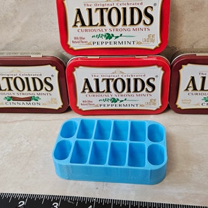 Altoids Tin Insert Organizer Tray, Art, Paint Palette, Survival, Fishing Tackle, Sewing Kit, Trinket, Pill, Hunting, Bead Organizer (#46)