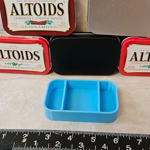 Altoids Tin Insert Organizer Tray, Art, Paint Palette, Survival, Fishing Tackle, Sewing Kit, Trinket, Pill, Hunting, Bead Organizer (#35)