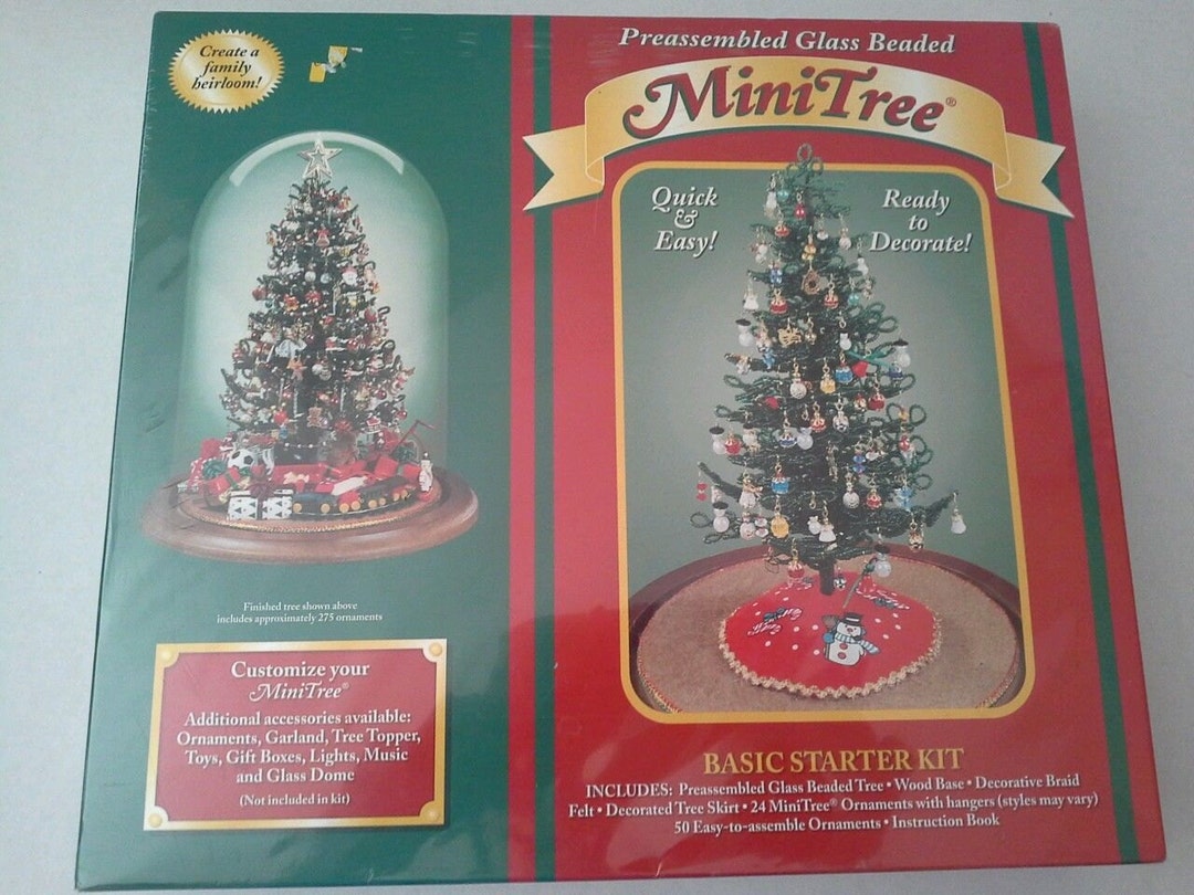 westrim crafts  Christmas tree  1990年代 Westrim Beaded Miniature Christmas Tree Kit 