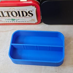 Altoids Tin Insert Organizer Tray, Art, Paint Palette, Survival, Fishing Tackle, Sewing Kit, Trinket, Pill, Hunting, Bead Organizer (#10)