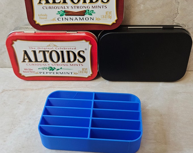 Altoids Tin Insert Organizer Tray, Art, Paint Palette, Survival ...
