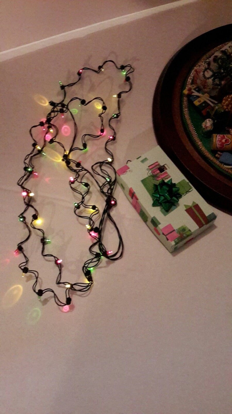 Dollhouse Miniature Christmas Tree lights 50 count MULTI Etsy