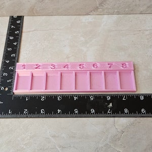 Beading Tray, Bead Sorting Tray, Bead Board, Bead Organizer, Seed Bead sorting tray, numbered 8 slot