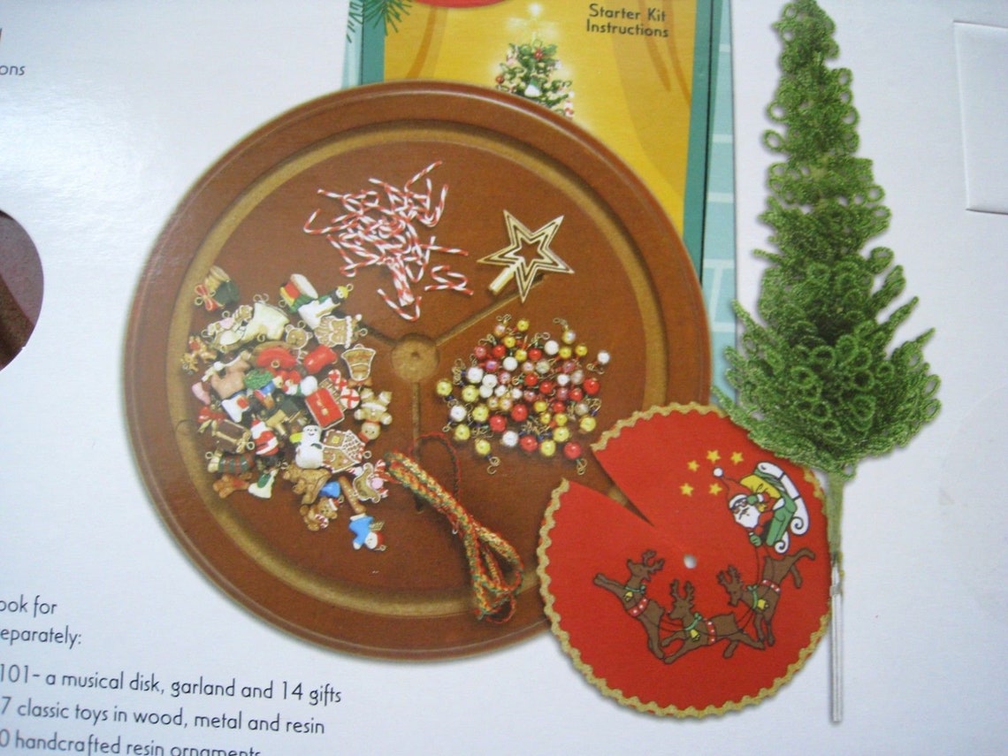 Westrim Beaded Miniature Christmas Tree Kit Etsy