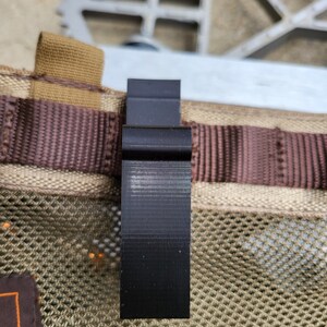 Molle Platform Belt Hook Hanger for Tethyrd Predator/XL -Trophyline EDP Platform - Saddle Hunting- (Also Web Belt) BLACK- Check for others image 6